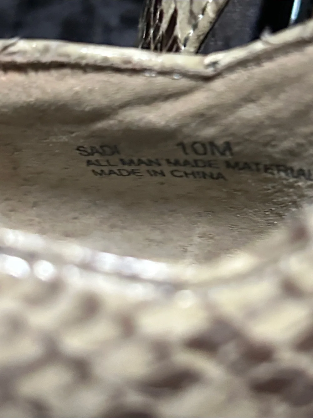 Sam Edelman Snakeskin Pointed Toe Pumps - Beige/Brown Size 10